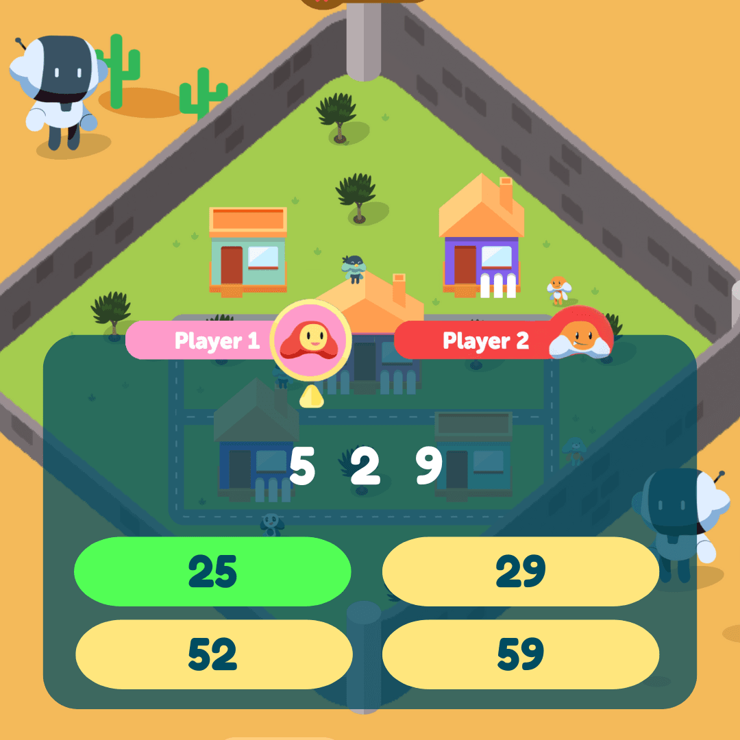 Math Game - Making Smallest 2 Digit